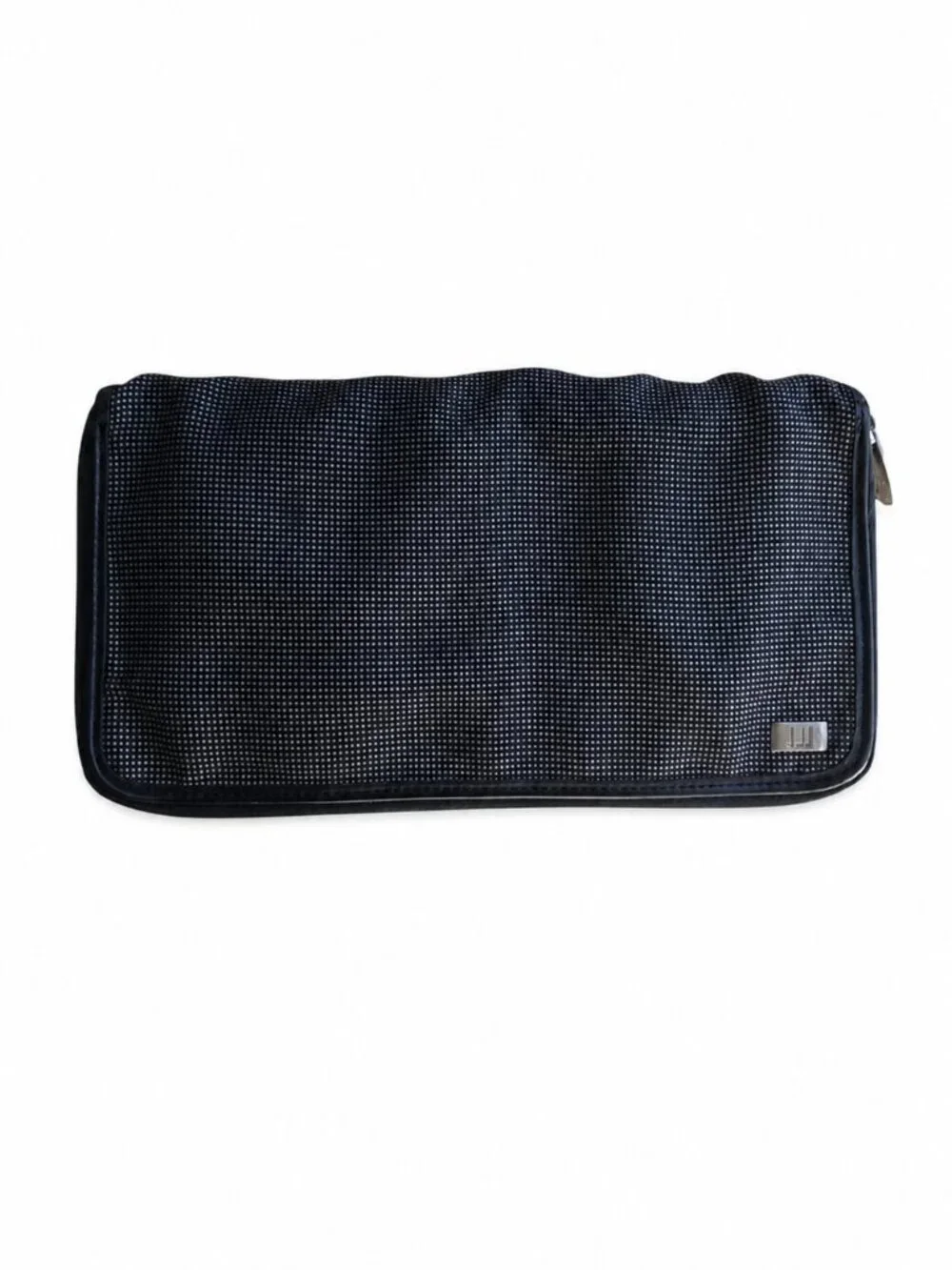 Dunhill Black Canvas Leather Wallet